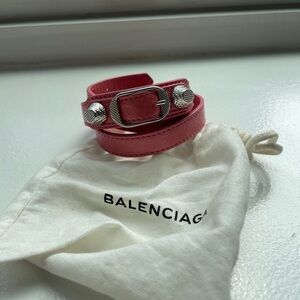 Balenciaga Pink Bracelet - Never Worn